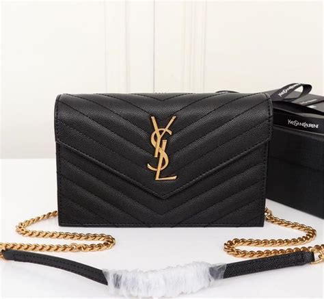 cartera negra ysl|handbags ysl.